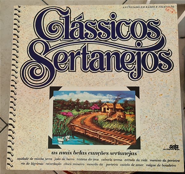 Disco de Vinil Clássicos Sertanejos Interprete Vários Artistas (1982) [usado]