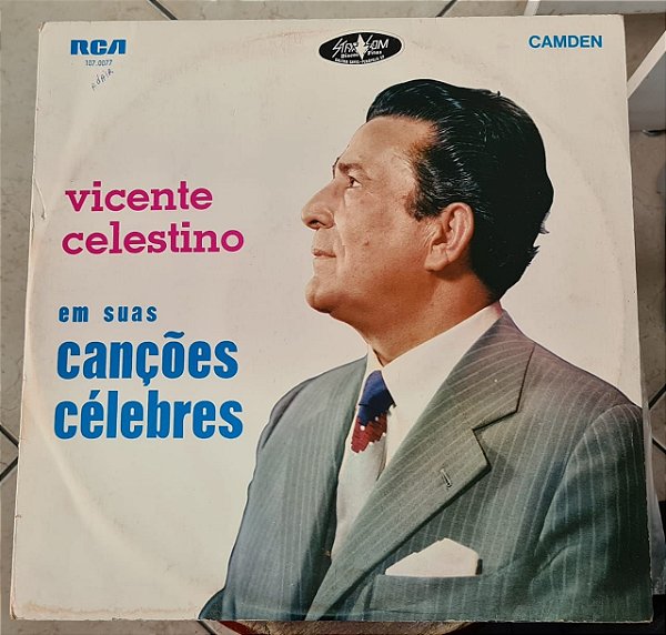 Disco de Vinil Vicente Celestino e suas Canções Celebres Interprete Vicente Celestino (1961) [usado]