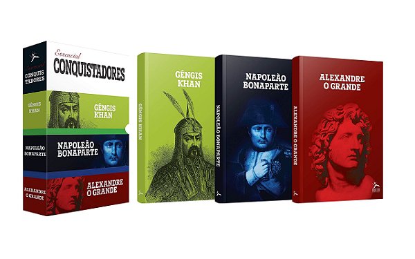 Livro o Essencial Conquistadores - Caixa com 3 Volumes Autor Araujo, Eduardo Almeida de (2017) [usado]