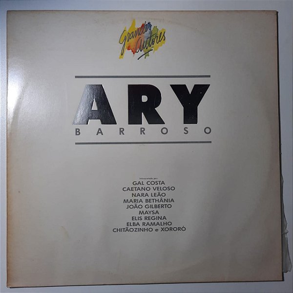 Disco de Vinil Grandes Autores Ary Barroso Interprete Varios Artistas (1989) [usado]
