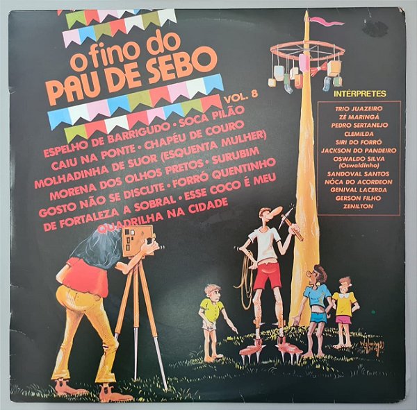 Disco de Vinil no Fino do Pau de Sebo Interprete Vários Artistas (1986) [usado]
