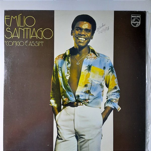 Disco de Vinil Emílio Santiago - Comigo é Assim Interprete Emílio Santiago (1977) [usado]
