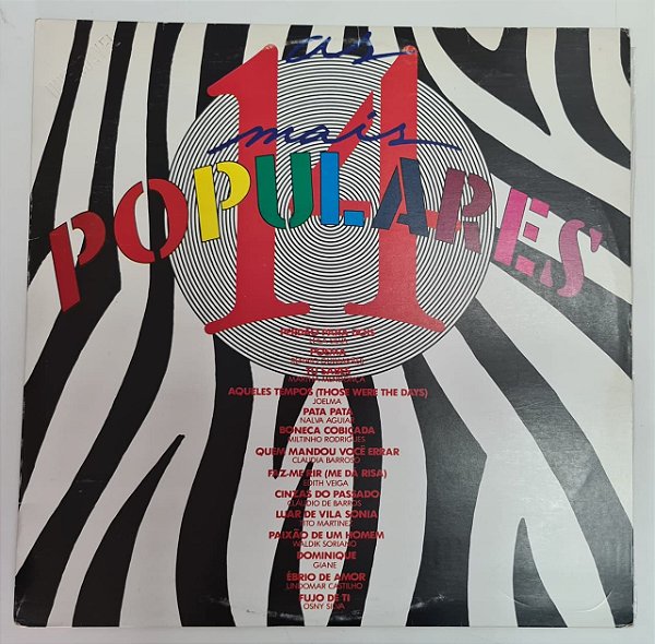 Disco de Vinil as 14 Mais Populares Interprete Vários Artistas (1988) [usado]