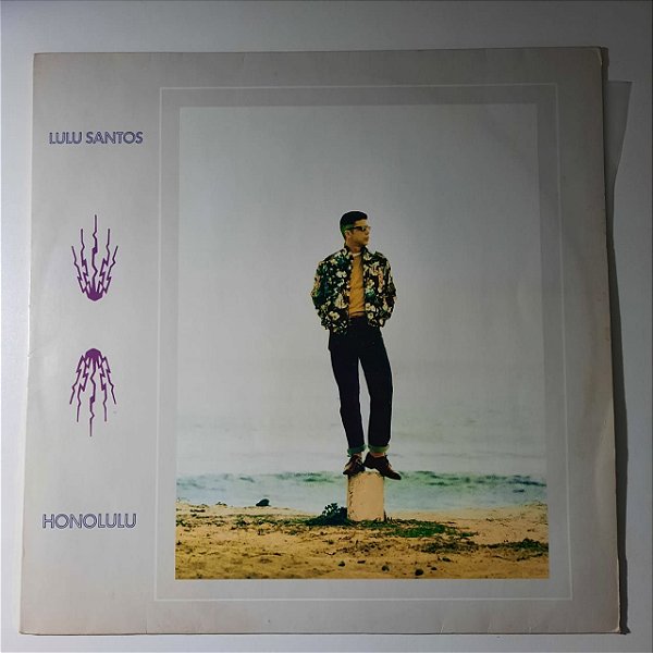 Disco de Vinil Lulu Santos - Honolulu Interprete Lulu Santos (1990) [usado]