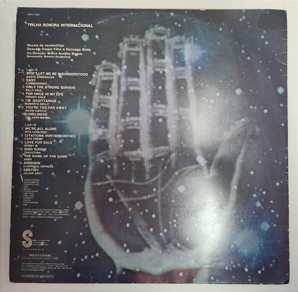 Disco de Vinil o Astro: Trilha Sonora Internacional Interprete Vários Artistas (1978) [usado]