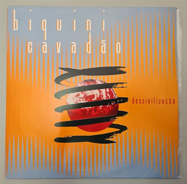Disco de Vinil Biquini Cavadão Descivilização Interprete Biquini Cavadão (1991) [usado]