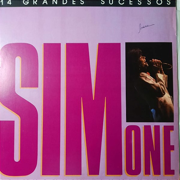 Disco de Vinil Simone - 14 Grandes Sucessos Interprete Simone (1985) [usado]