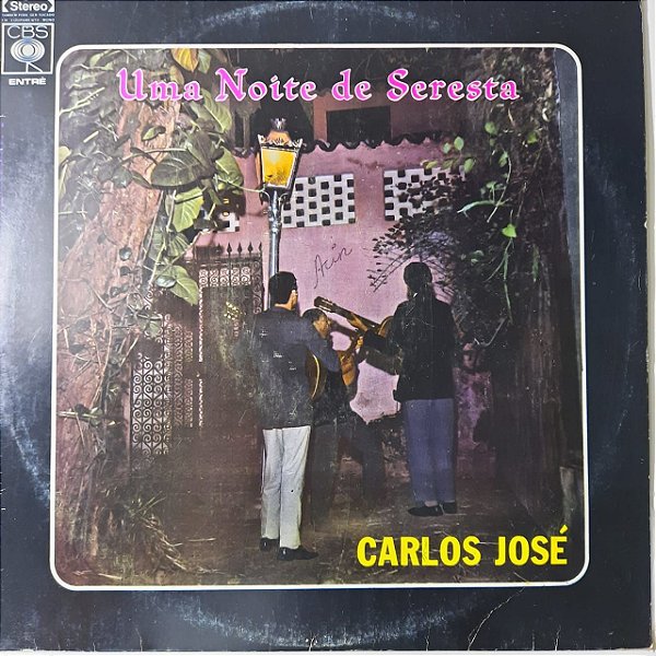 Disco de Vinil Uma Noite de Seresta Interprete Carlos Jose (1973) [usado]