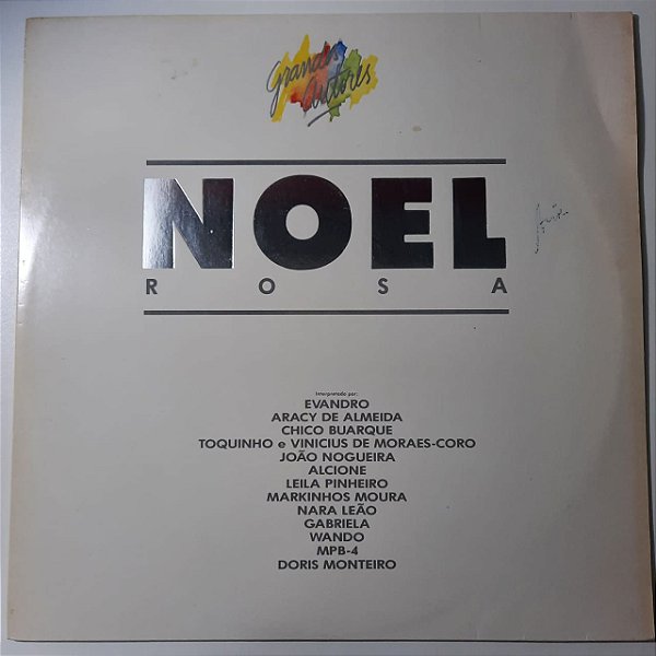 Disco de Vinil Grandes Autores - Noel Rosa Interprete Noel Rosa (1989) [usado]
