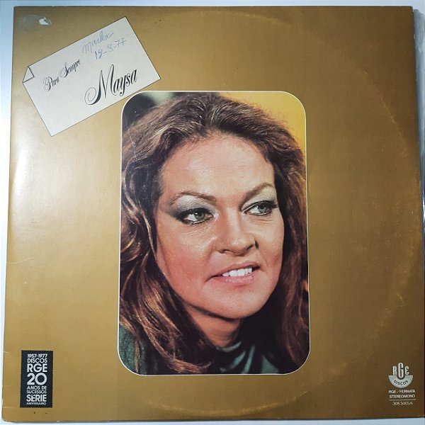 Disco de Vinil Maysa para Sempre 2 Lps Interprete Maysa (1977) [usado]
