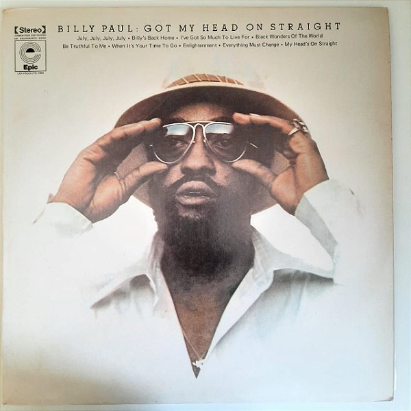 Disco de Vinil Billy Paul ‎- Got My Head On Straight Interprete Billy Paul (1975) [usado]