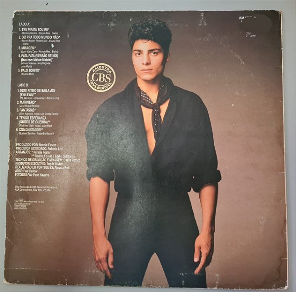 Disco de Vinil Chayanne 87 Interprete Chayanne (1987) [usado]