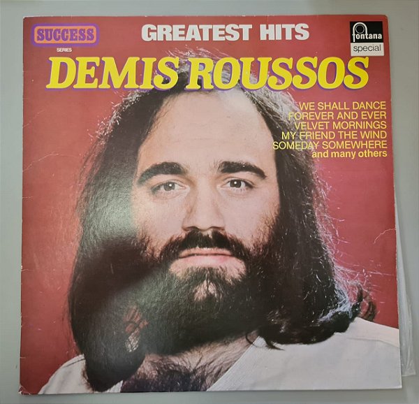 Disco de Vinil Greatest Hits Demis Roussos Interprete Demis Roussos (1980) [usado]