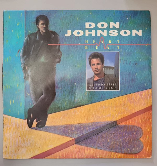 Disco de Vinil Hearthbeat Interprete Don Johnson (1986) [usado]