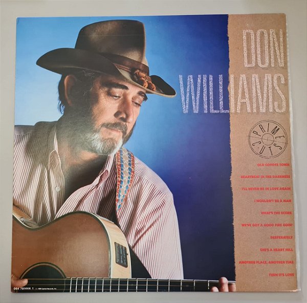 Disco de Vinil Prime Cuts - Don Williams Interprete Don Williams (1989) [usado]