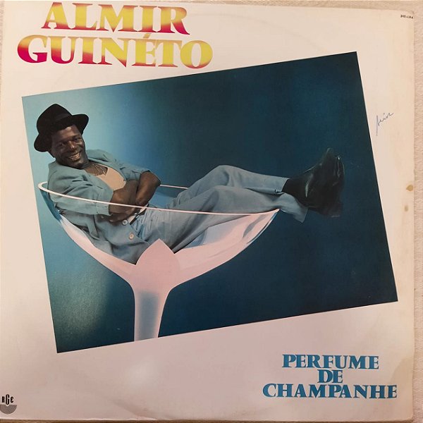 Disco de Vinil Almir Guineto ‎- Perfume de Champanhe Interprete Almir Guinéto (1987) [usado]