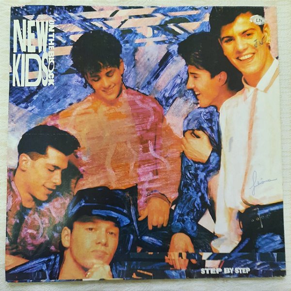 Disco de Vinil Step By Step Interprete New Kids On The Block (1990) [usado]