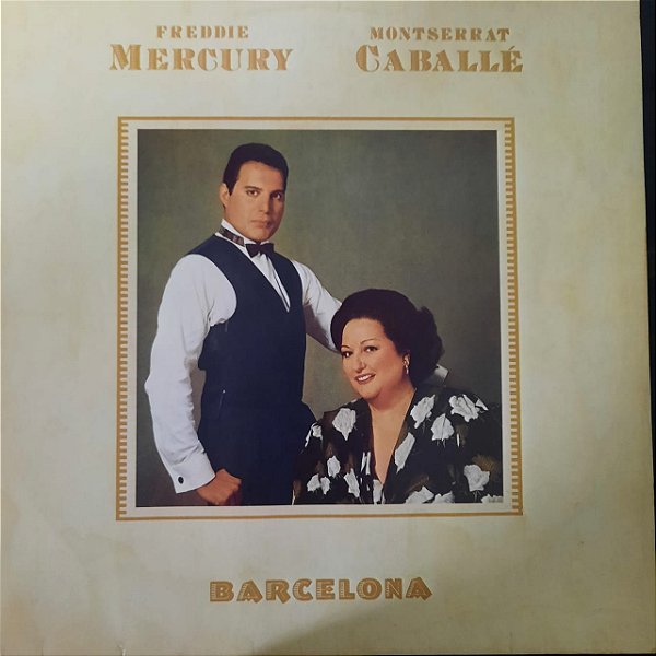 Disco de Vinil Freddie Mercury & Montserrat Caballé‎- Barcelona Interprete Freddie Mercury (1988) [usado]