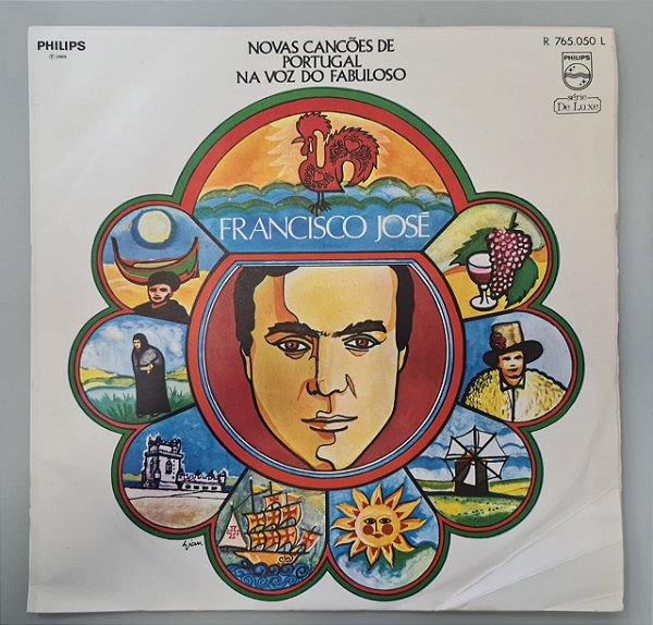 Disco de Vinil Novas Canções de Portugal na Voz do Fabuloso Francisco José Interprete Francisco José (1969) [usado]