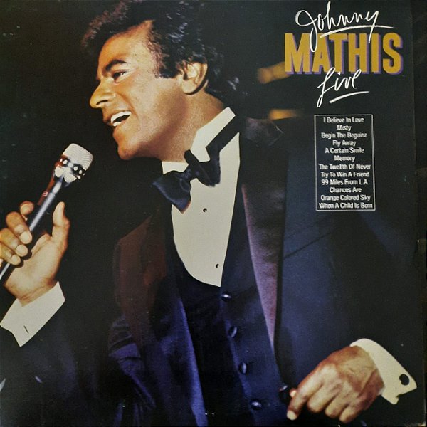 Disco de Vinil Johnny Mathis Live Interprete Johnny Mathis (1984) [usado]