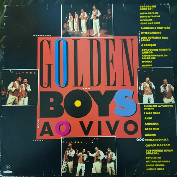 Disco de Vinil Golden Boys ao Vivo Interprete Golden Boys (1991) [usado]