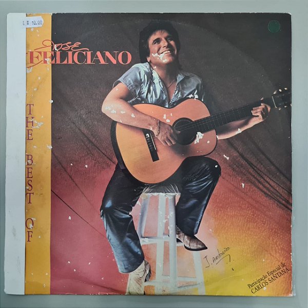 Disco de Vinil The Best Of Jose Feliciano Interprete Jose Feliciano (1985) [usado]