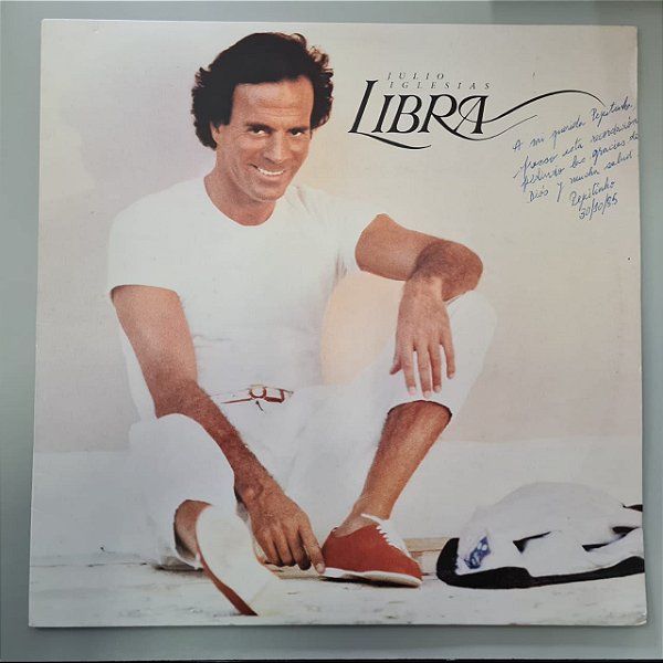 Disco de Vinil Libra Interprete Julio Iglesias (1985) [usado]