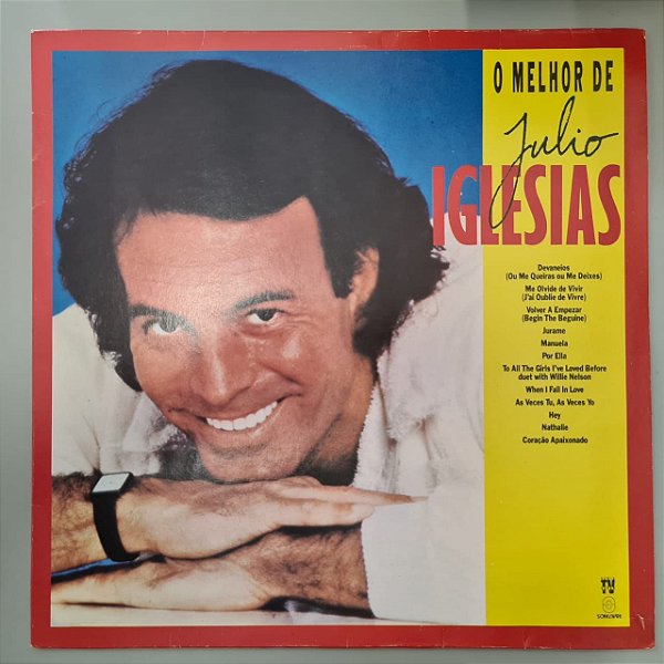 Disco de Vinil o Melhor de Julio Iglesias Interprete Julio Iglesias (1987) [usado]