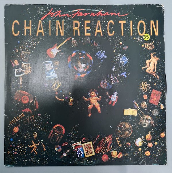 Disco de Vinil Chain Reaction Interprete John Farnham (1990) [usado]