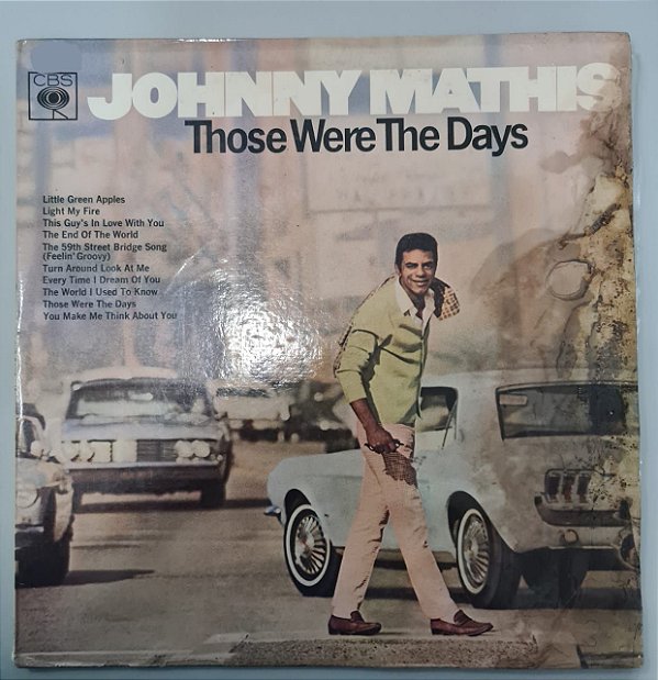 Disco de Vinil Those Were The Days Interprete Johnny Mathis (1968) [usado]