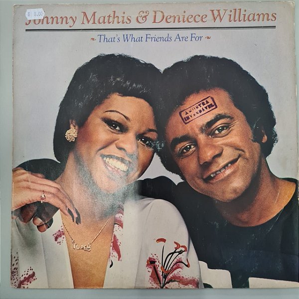 Disco de Vinil That''s What Friends Are For Interprete Johnny Mathis (1978) [usado]