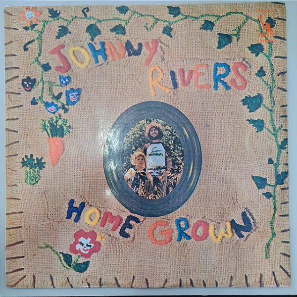 Disco de Vinil Home Grown Interprete Johnny Rivers (1971) [usado]