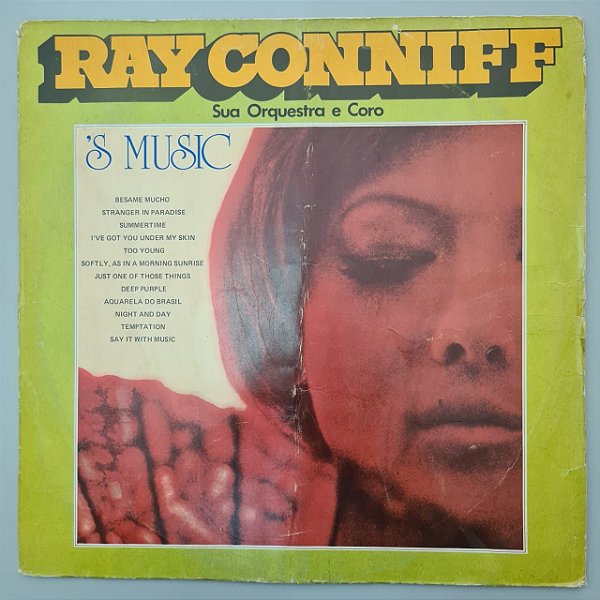 Disco de Vinil S Music Interprete Ray Conniff e sua Orquestra e Coro (1977) [usado]