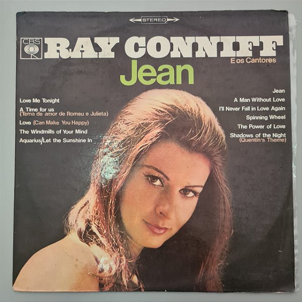 Disco de Vinil Jean Interprete Ray Conniff (1969) [usado]