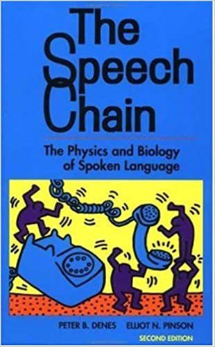 Livro The Speech Chain : The Physics And Biology Of Spoken Language Autor Denes, Peter B. (2000) [usado]