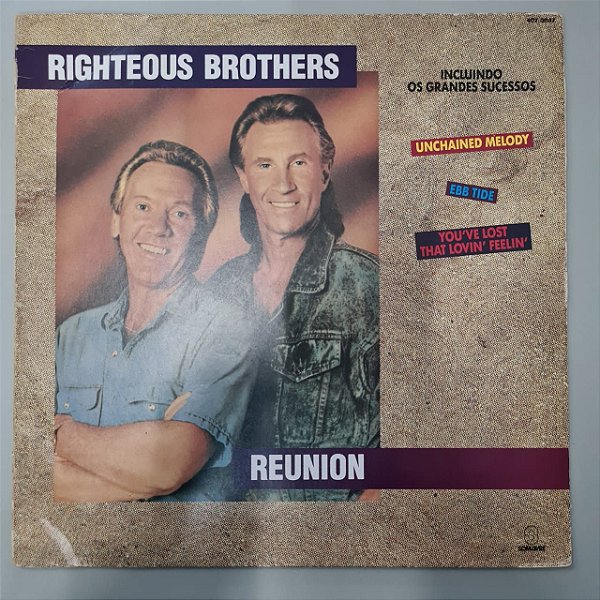 Disco de Vinil Reunion Interprete Righteous Brothers (1990) [usado]