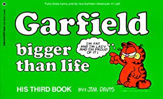 Gibi Garfield Bigger Than Life Autor Jim Davis (1981) [usado]