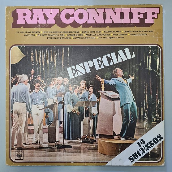 Disco de Vinil Especial 14 Sucessos Interprete Ray Conniff (1977) [usado]