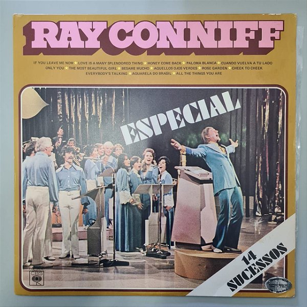 Disco de Vinil Especial 14 Sucessos Interprete Ray Conniff (1977) [usado]
