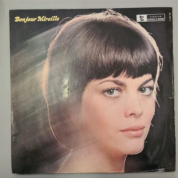 Disco de Vinil Bonjour Mireille Interprete Mireille Mathieu (1971) [usado]