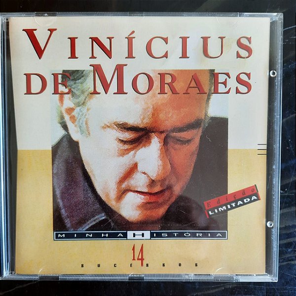 Cd Vinícius de Moraes - Minha História 14 Sucessos Interprete Vinícius de Moraes (1993) [usado]