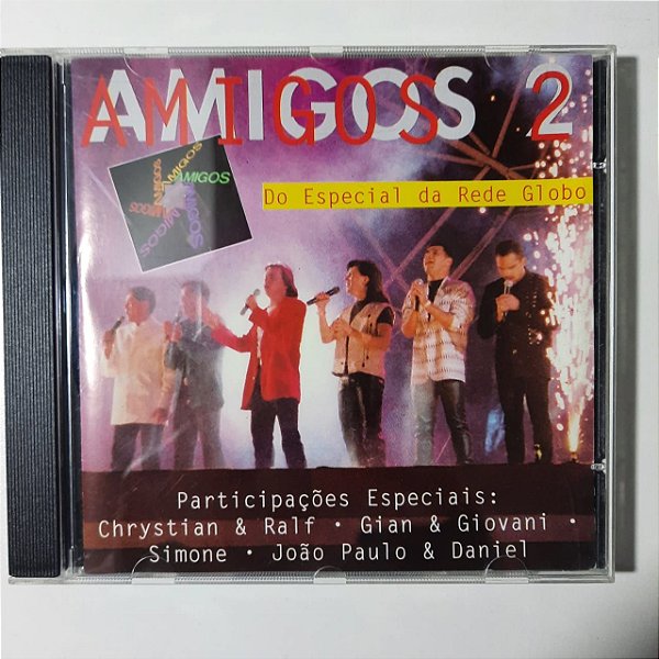 Cd Amigos 2 - do Especial da Rede Globo Interprete Varios Artistas (1997) [usado]