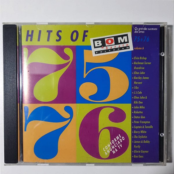 Cd Hits Of... 75 + 76 Interprete Varios Artistas (1992) [usado]