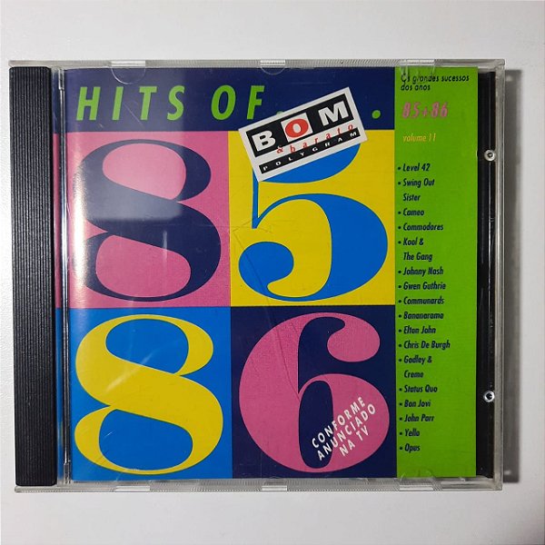 Cd Hits Of... 85 + 86 Interprete Varios Artistas (1992) [usado]