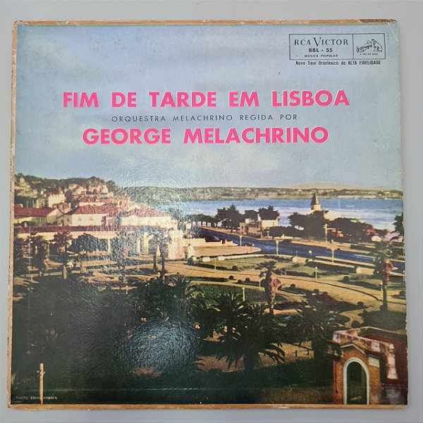 Disco de Vinil Fim de Tarde em Lisboa Interprete George Melachrino [usado]
