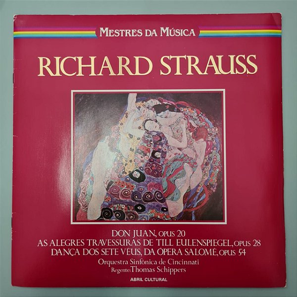Disco de Vinil Mestres da Música - Strauss Interprete Richard Strauss (1980) [usado]