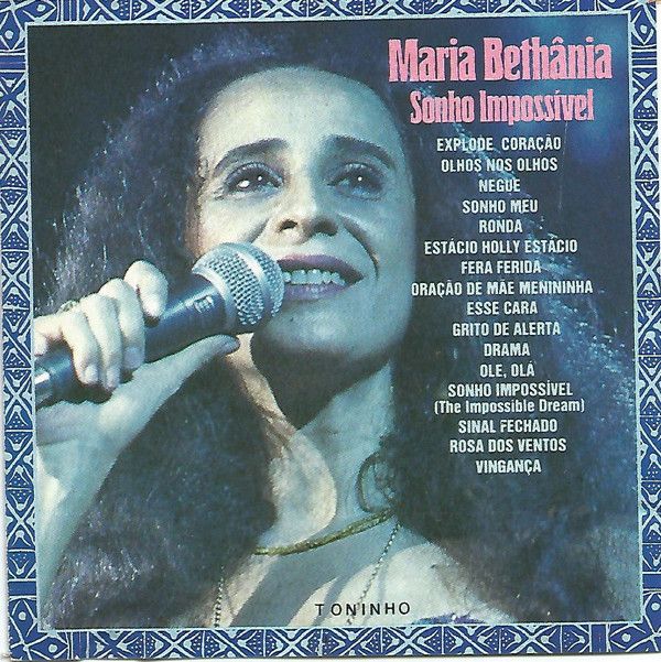 Cd Maria Bethania - Sonho Impossivel Interprete Maria Bethania (1994) [usado]