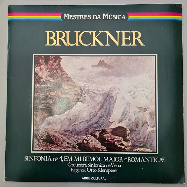 Disco de Vinil Mestres da Música - Bruckner Interprete Anton Bruckner (1980) [usado]
