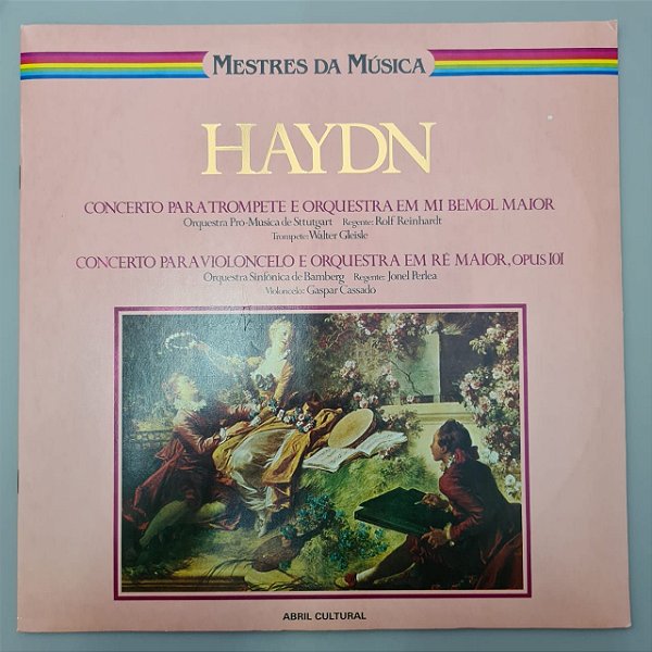 Disco de Vinil Mestres da Música - Haydn Interprete Joseph Haydn (1983) [usado]