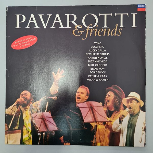 Disco de Vinil Pavarotti & Friends Interprete Luciano Pavarotti (1992) [usado]